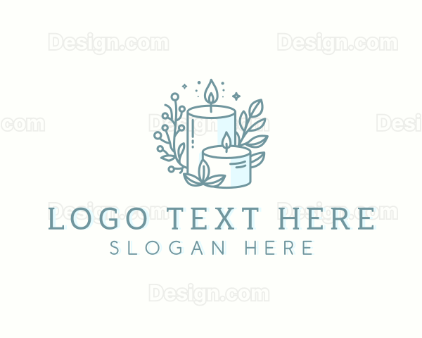 Candle Boutique Decor Logo