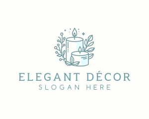 Candle Boutique Decor logo design