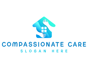 Home Hands Care logo design