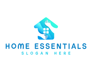 Home Hands Care logo design