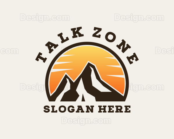 Mountain Peak Camping Logo