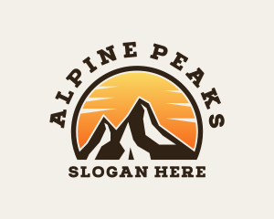 Mountain Peak Camping logo design