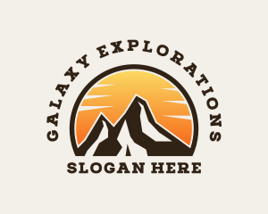 Mountain Peak Camping logo design