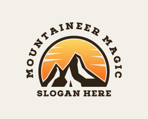 Mountain Peak Camping logo design