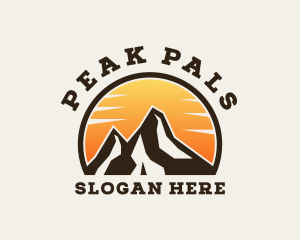 Mountain Peak Camping logo design