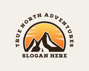 Mountain Peak Camping logo design