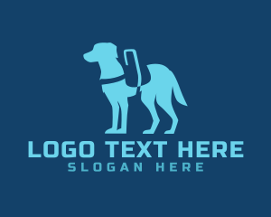 Modern Service Dog  logo