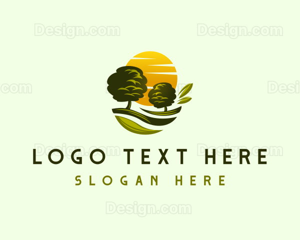 Landscape Nature Tree Logo