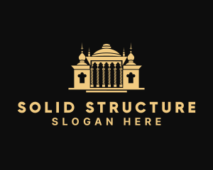 Greek Architecture Structure logo design