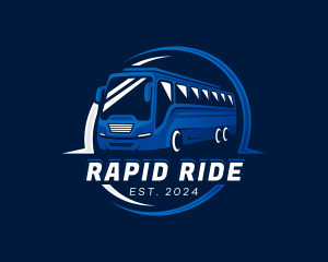 Bus Commuters Vehicle logo design