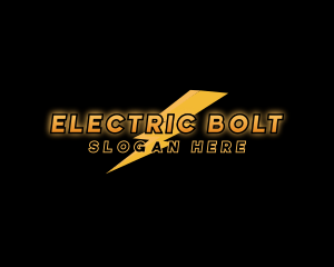 Electric Lightning Thunderbolt logo