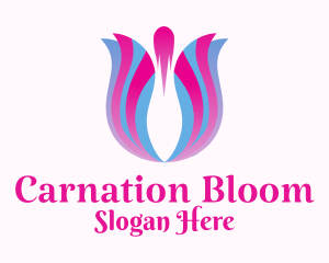 Tulip Flower Floristry logo design