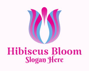 Tulip Flower Floristry logo design