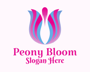 Tulip Flower Floristry logo design