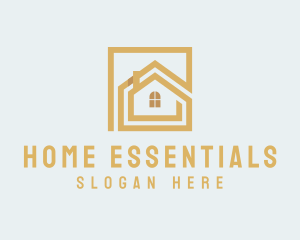 House Roofing Home Renovation logo design