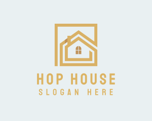 House Roofing Home Renovation logo design