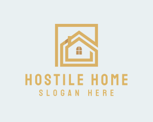 House Roofing Home Renovation logo design