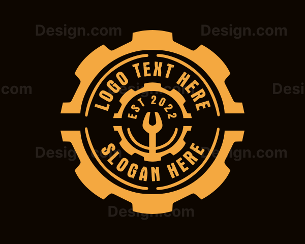 Mechanic Tool Wrench Logo