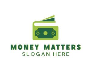 Financial Money Wallet logo design