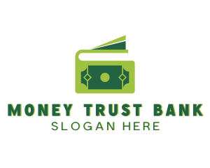 Financial Money Wallet logo design