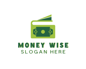 Financial Money Wallet logo design