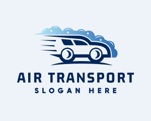 Car Cleaning Transport logo design