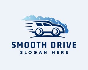 Car Cleaning Transport logo design