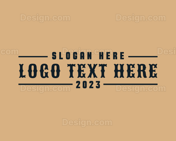 Rustic Western Brand Logo