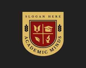 College Education Shield logo design