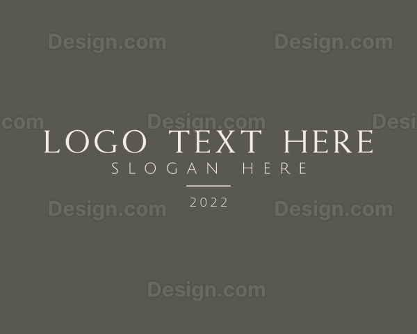 Elegant Luxury Company Logo