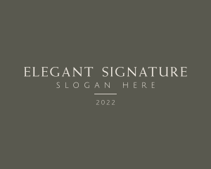 Elegant Luxury Company logo design