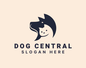 Dog Cat Veterinarian logo design