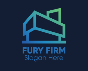 Modern Gradient Architectural Firm logo design