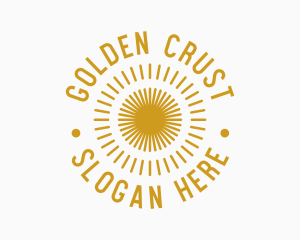 Golden Summer Sun logo design