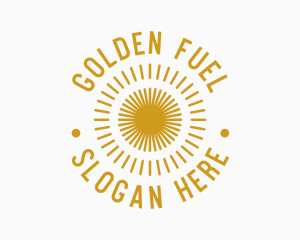 Golden Summer Sun logo design