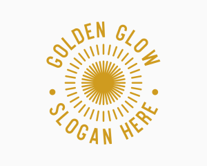 Golden Summer Sun logo design