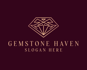 Gemstone Diamond Jewelry logo design