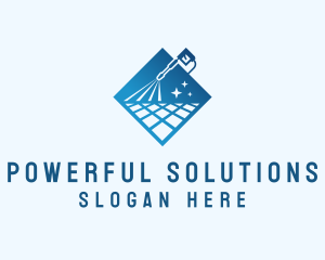 Power Wash Sanitation logo design