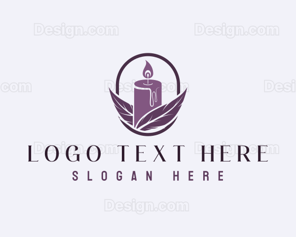 Feather Candle Light Logo