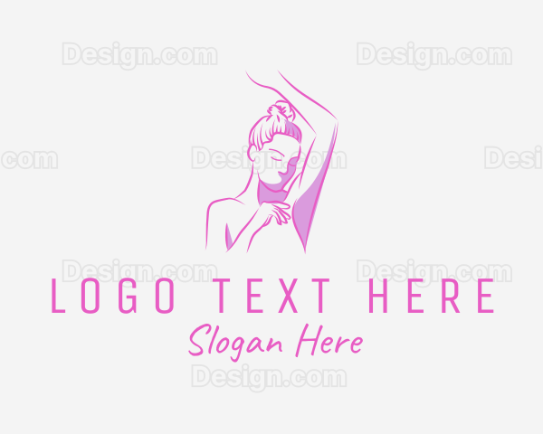 Elegant Fitness Woman Logo