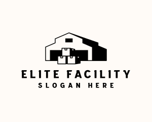 Warehouse Package Storage logo design