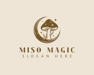 Magic Mushroom Moon logo design