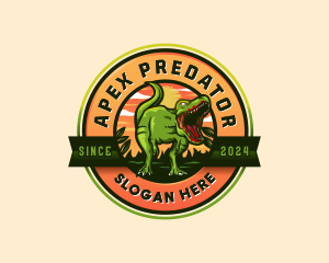 Dinosaur T Rex Predator logo design