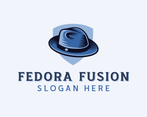 Fedora Hat Shield logo design