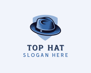 Fedora Hat Shield logo design