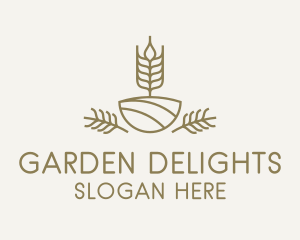 Wheat Farm Gardening  logo design