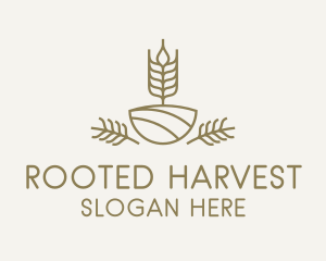 Wheat Farm Gardening  logo design