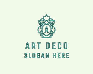 Islamic Frame Pattern logo design