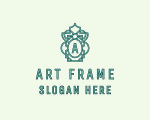 Islamic Frame Pattern logo design