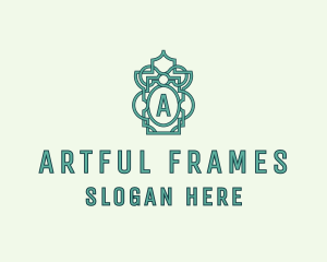 Islamic Frame Pattern logo design